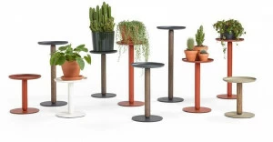 Artifort Подставка для посуды / пьедестал из стали и дерева Balans