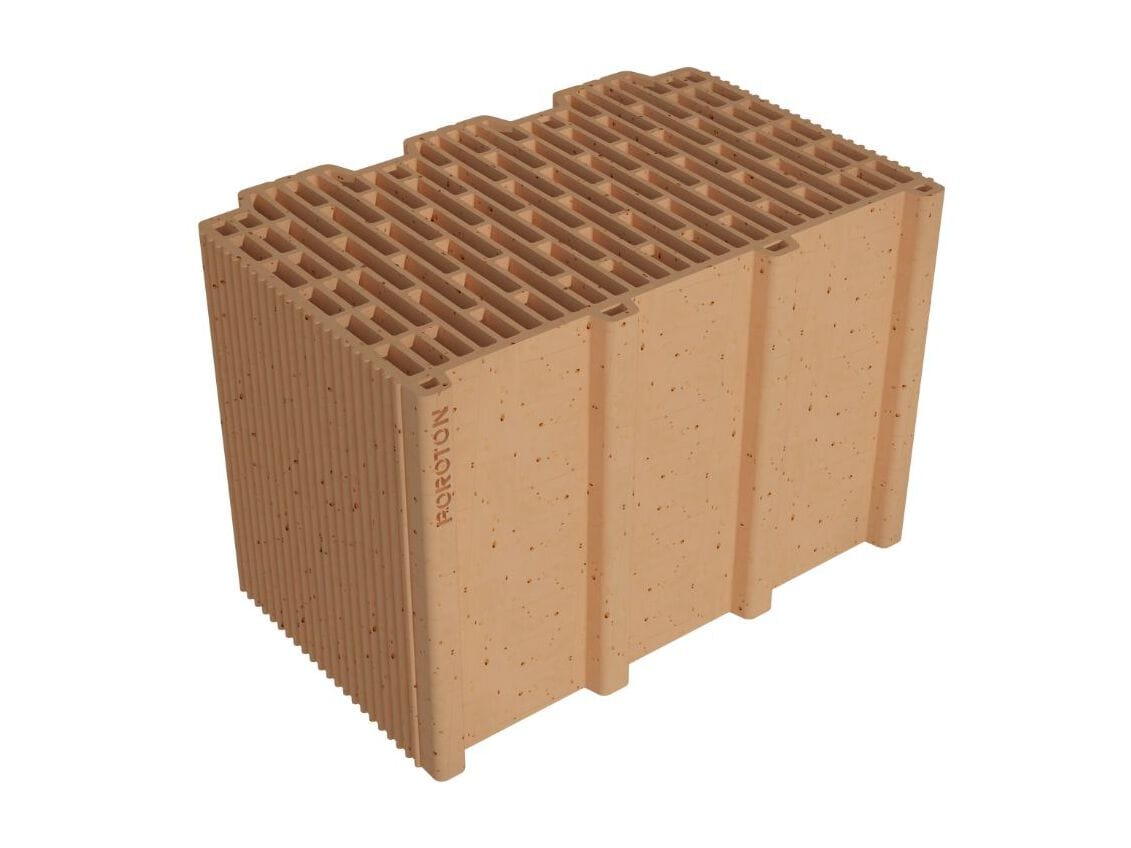 Теплоизоляционный кирпичный блок DI MUZIO LATERIZI стена POROTON® - P600 ARCH-00102959