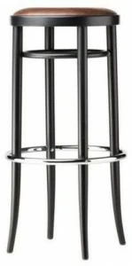 Thonet Высокий табурет с мягким сиденьем 204
