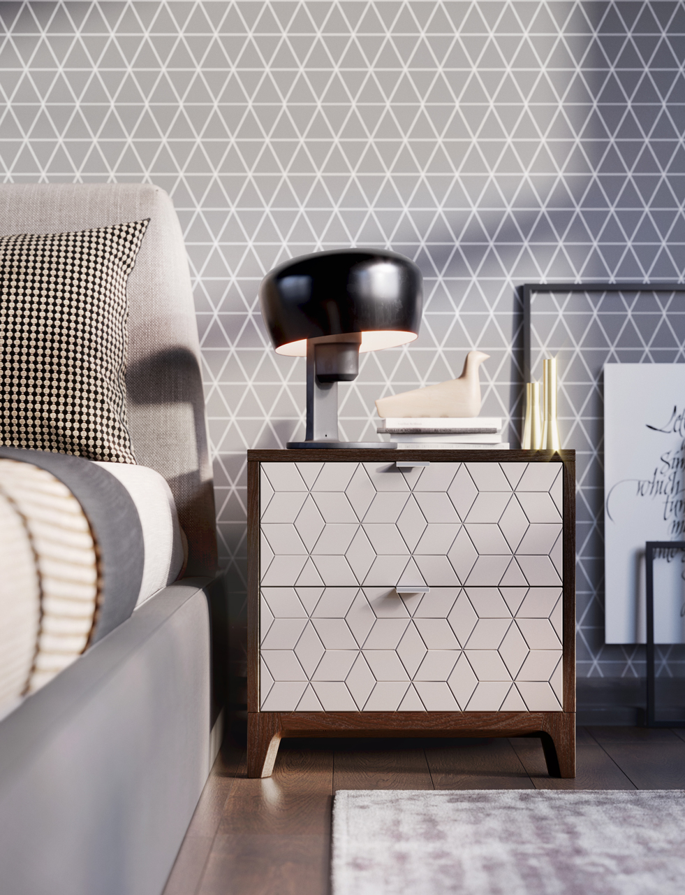 IDC025103000 The IDEA Прикроватная тумба CASE  - Вид №3