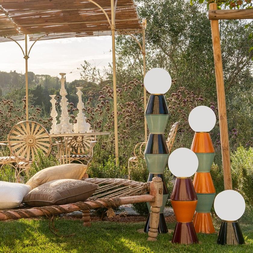 MARIONI Керамическая светодиодная настольная лампа Palm 02966g - Вид №9