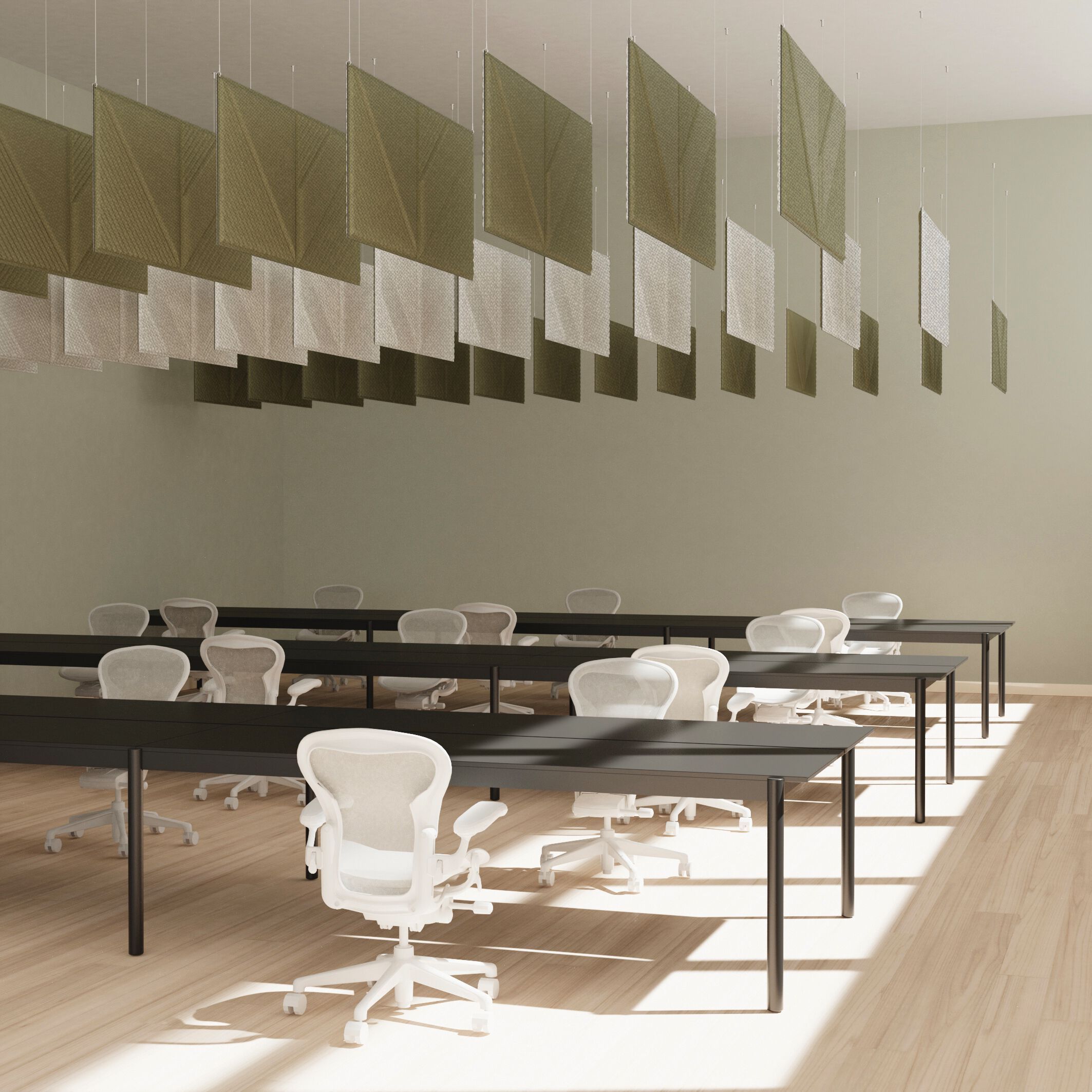 Рециркулированная акустическая панель из полиэфирного волокна Isolspace OBLIQUE ARCH-00052749 - Вид №2