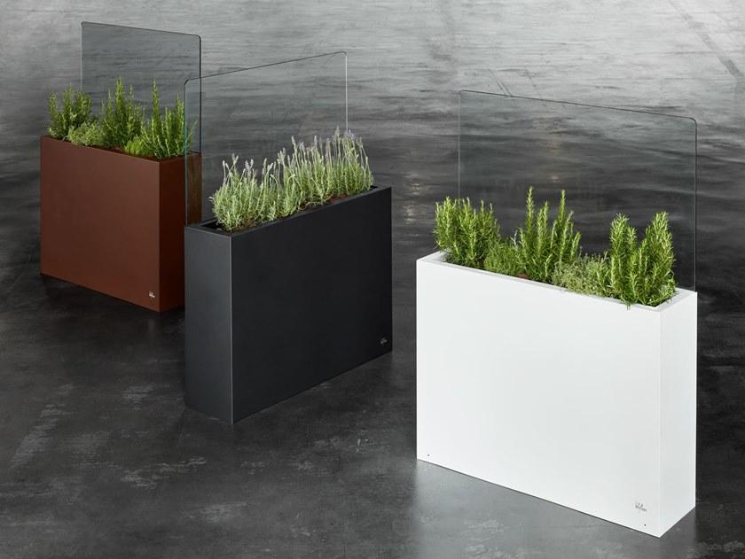 Hobby Flower Прямоугольный стальной горшок для растений Kai sun-id-1424835 - Вид №1