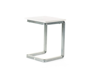 Низкий консольный стул из стали и дерева