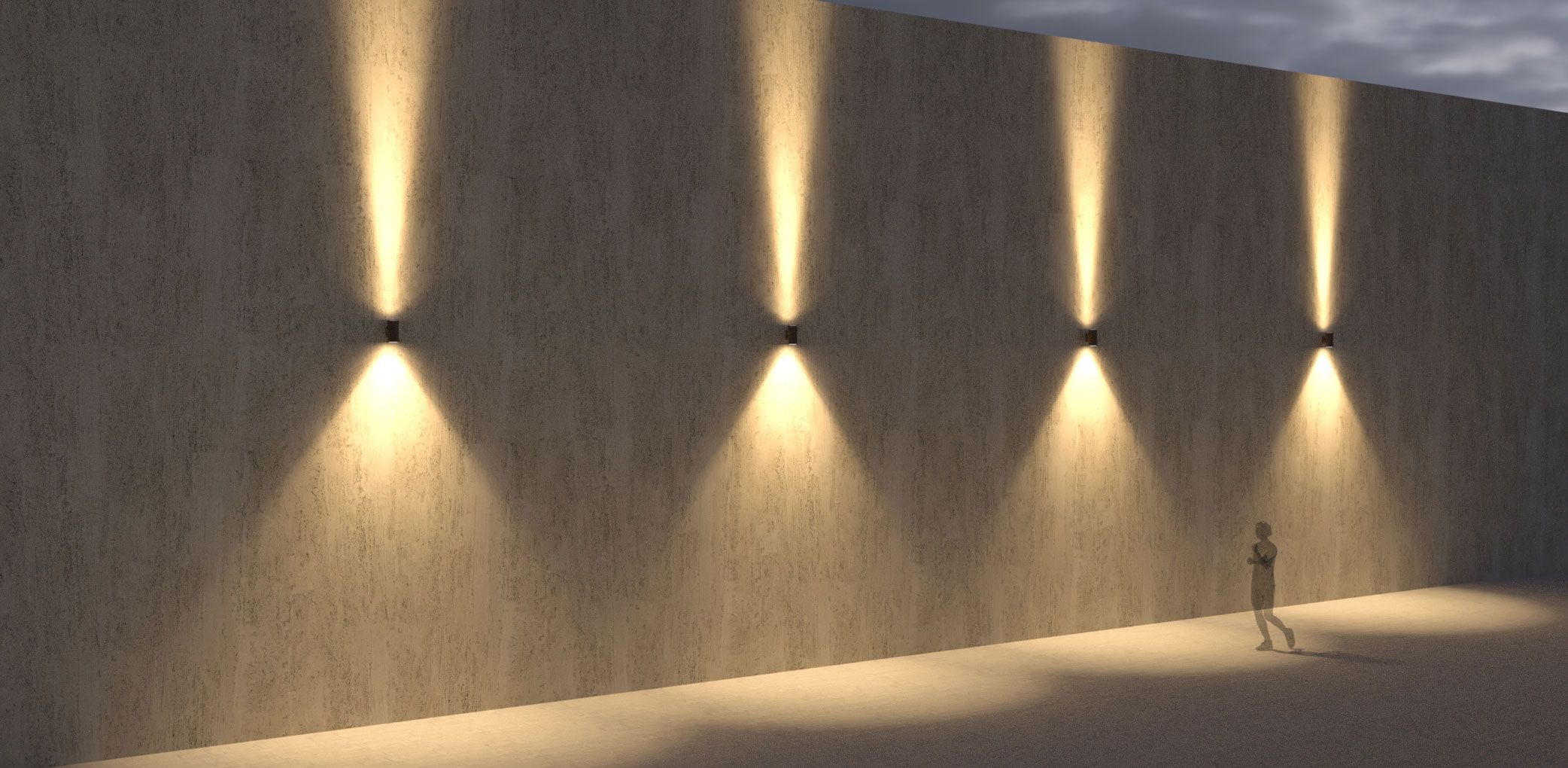 5380215 Подсветка стены Platek MONACO MEDIUM Applique  MONACO MEDIUM - 2 COB 3000K 13° / 60° (2 lights)  - Вид №7