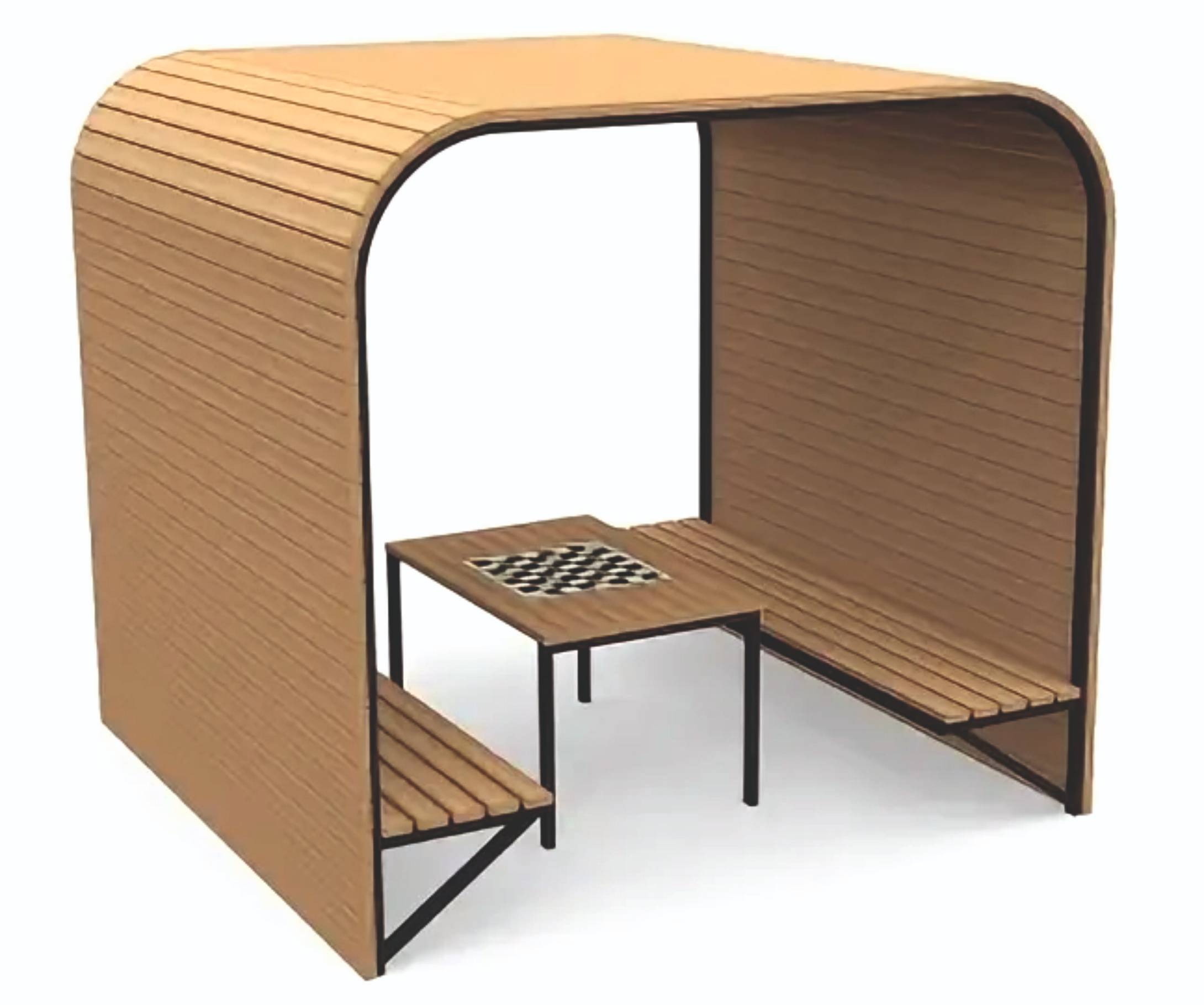 14394 СИНТИ Lego 01, беседка парковая LAB.Space  - Вид №2