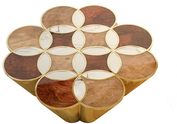 Malabar Журнальный столик из вяза для гостиной sun-id-1385278 - Вид №2