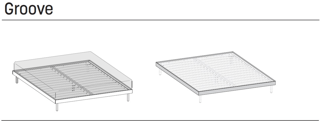 Caccaro Двуспальная кровать Groove sun-id-1400422 - Вид №4