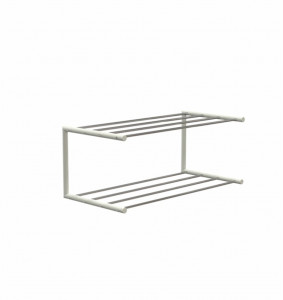 FROST Полка для обуви 1, 60cm » полированная / белая Нержавеющая сталь Белый / полированный O1929-W