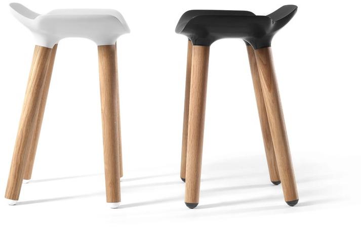 Quinze & Milan Низкий деревянный табурет Pilot sun-id-1379040 - Вид №10