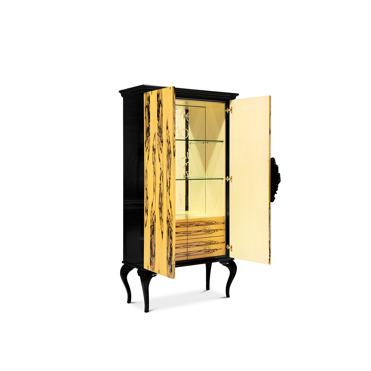 Шкафы Guggenheim Ebony Royal Cabinet Covethouse BOCA DO LOBO  - Вид №3