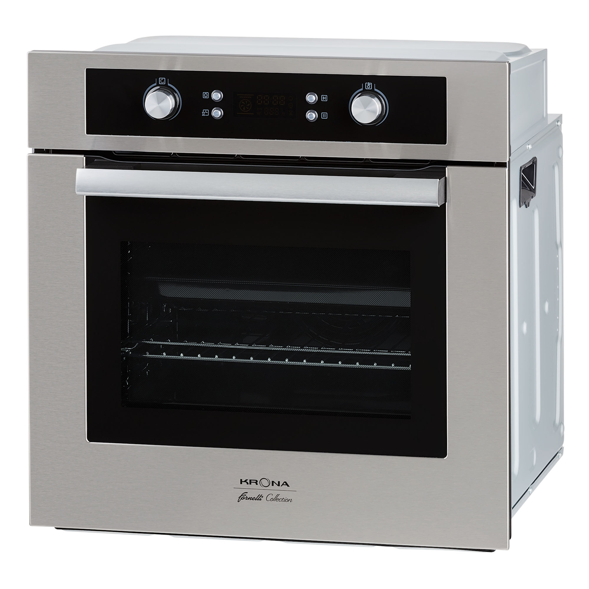 8174027 Электрический духовой шкаф KRONA BELCANTO 60 IX серебристый KRONA1 STDN-0115215 - Вид №1