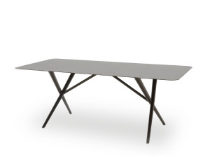 Алюминиевый прямоугольный садовый стол с порошковым покрытием