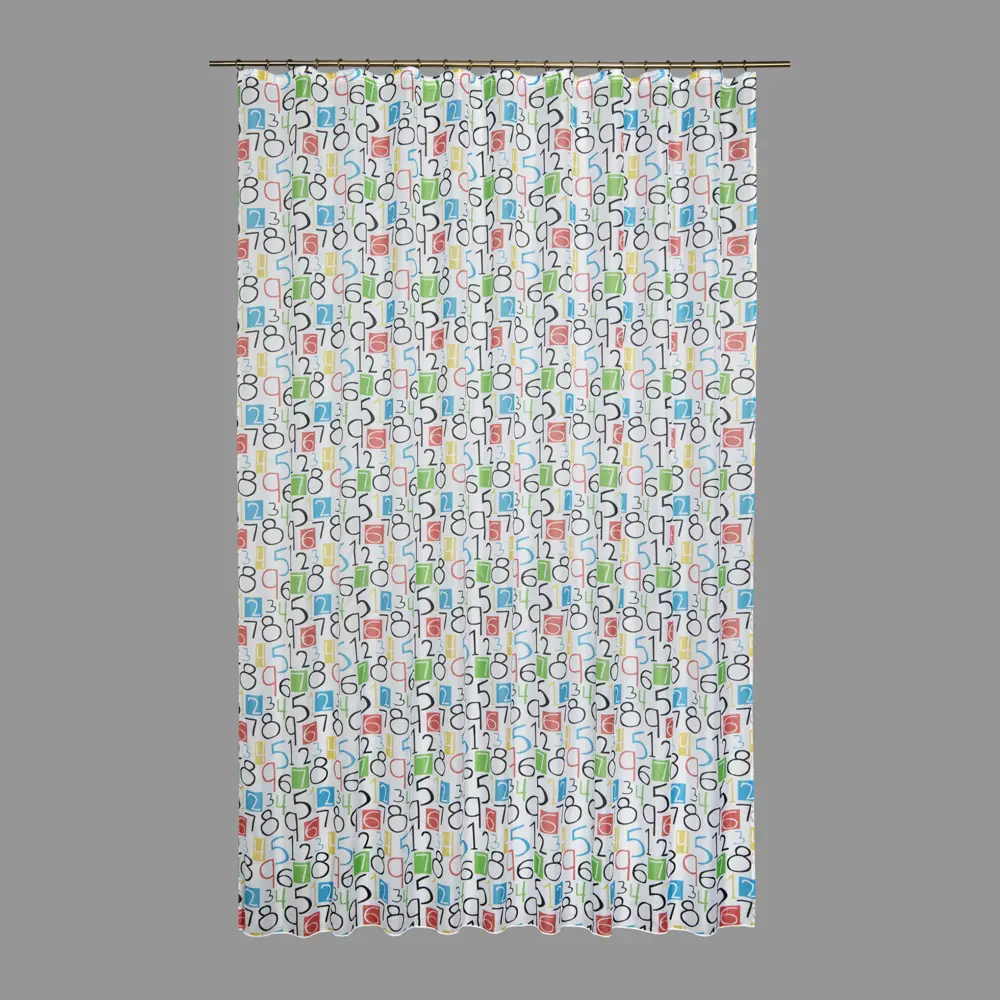 Тюль на ленте «Буквы», 250x280 см, буквы, цвет белый GARDEN STLM-2010123 - Вид №1