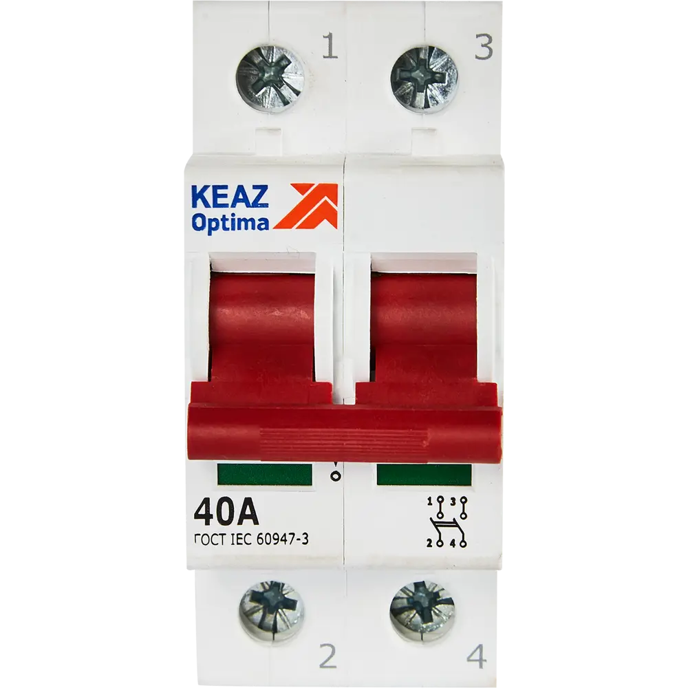 Автоматический выключатель КЭАЗ Opti Din ВМ63PL 40А для надежной защиты электросети 89206639 STLM-1102772 - Вид №1