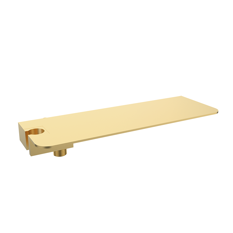 00070017 PREMIUM Держатель для душевой лейки с полкой Матовое Золото GRB MIXERS 