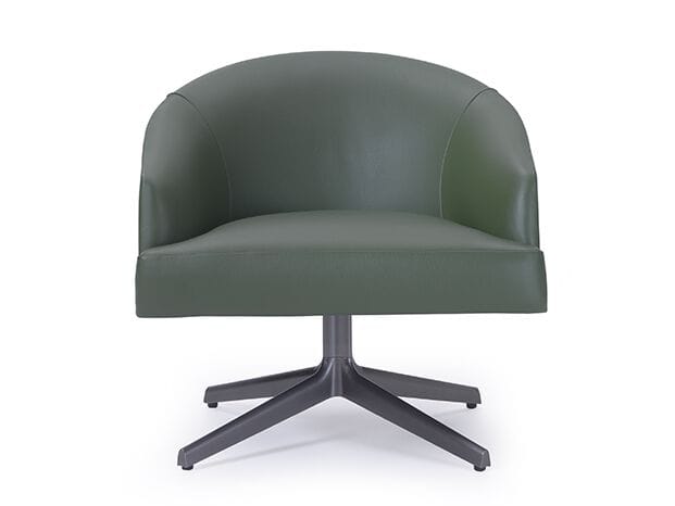 Кожаное вращающееся кресло с подлокотниками i 4 Mariani Мур ARCH-00153286 - Вид №1