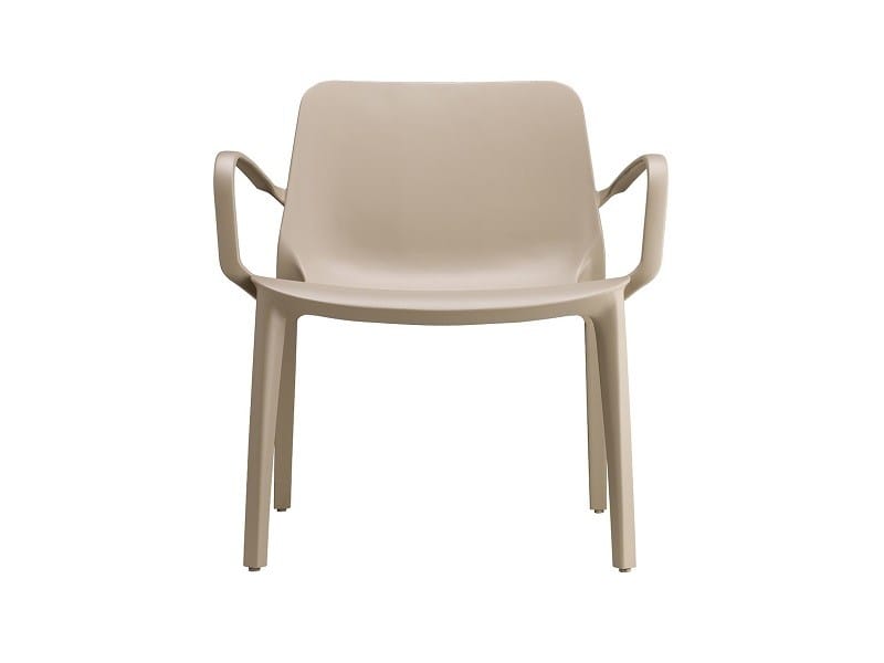 Садовое кресло из инженерного пластика с подлокотниками S-CAB Женева ARCH-00078402