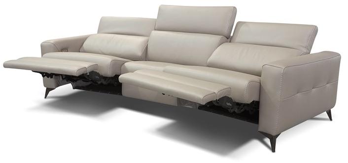 Rossini Sofas Изогнутый регулируемый кожаный диван sun-id-1509203 - Вид №6