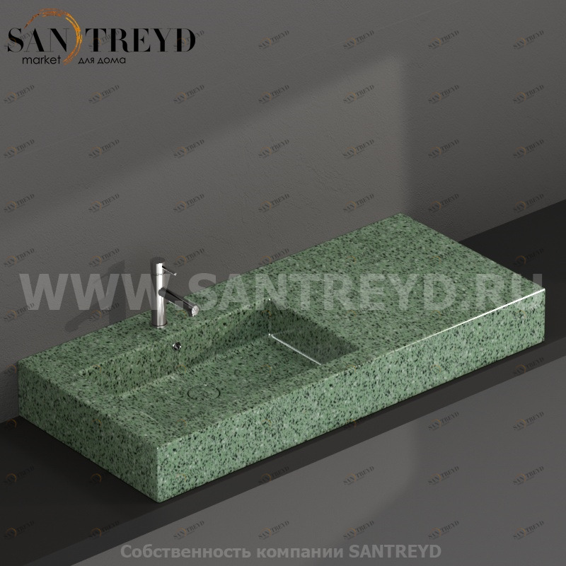 IN116SAGV Подвесная раковина настенная прямоугольная Ceramica Globo 