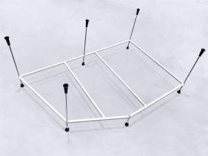 W80A-170R110W-R каркас 170х110 см правосторонний шт AM.PM Like