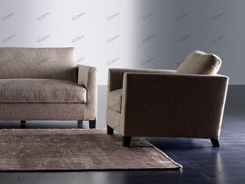 Meridiani Мягкое кресло со съемным чехлом из ткани Bissè sun-id-1443980