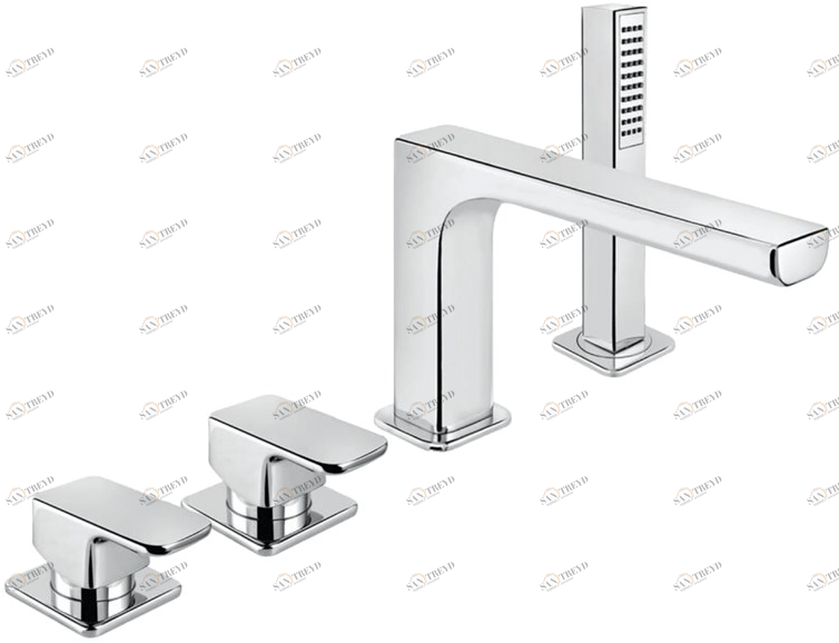 Fir Italia Комплект для ванны с ручным душем на 4 отверстия Daily 44 4431404