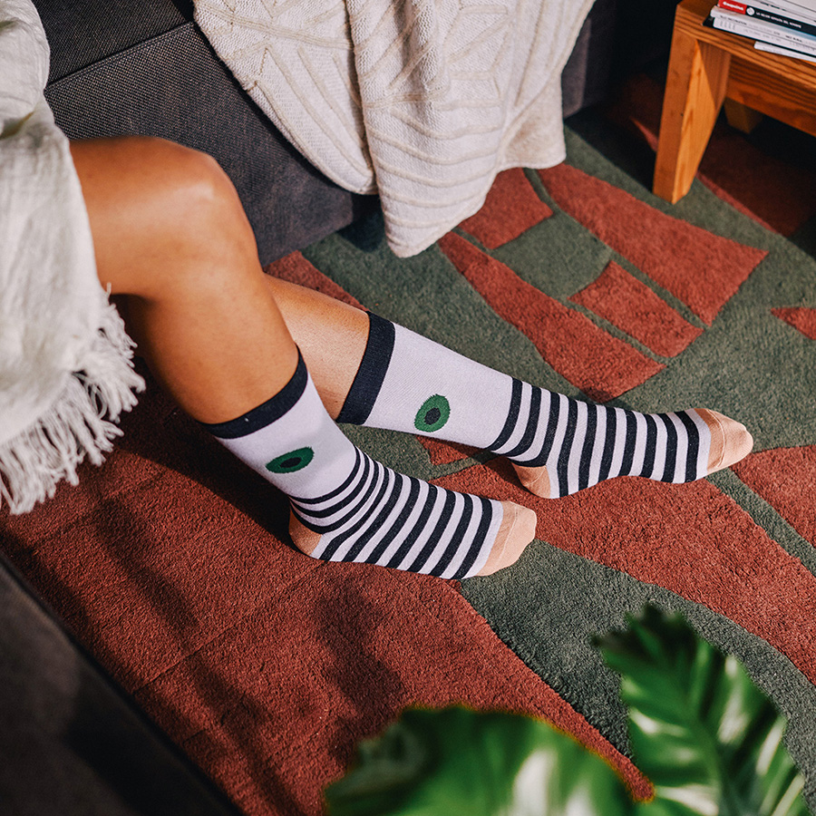 DYEYESOGR Носки eye, зеленые Doiy  - Вид №1