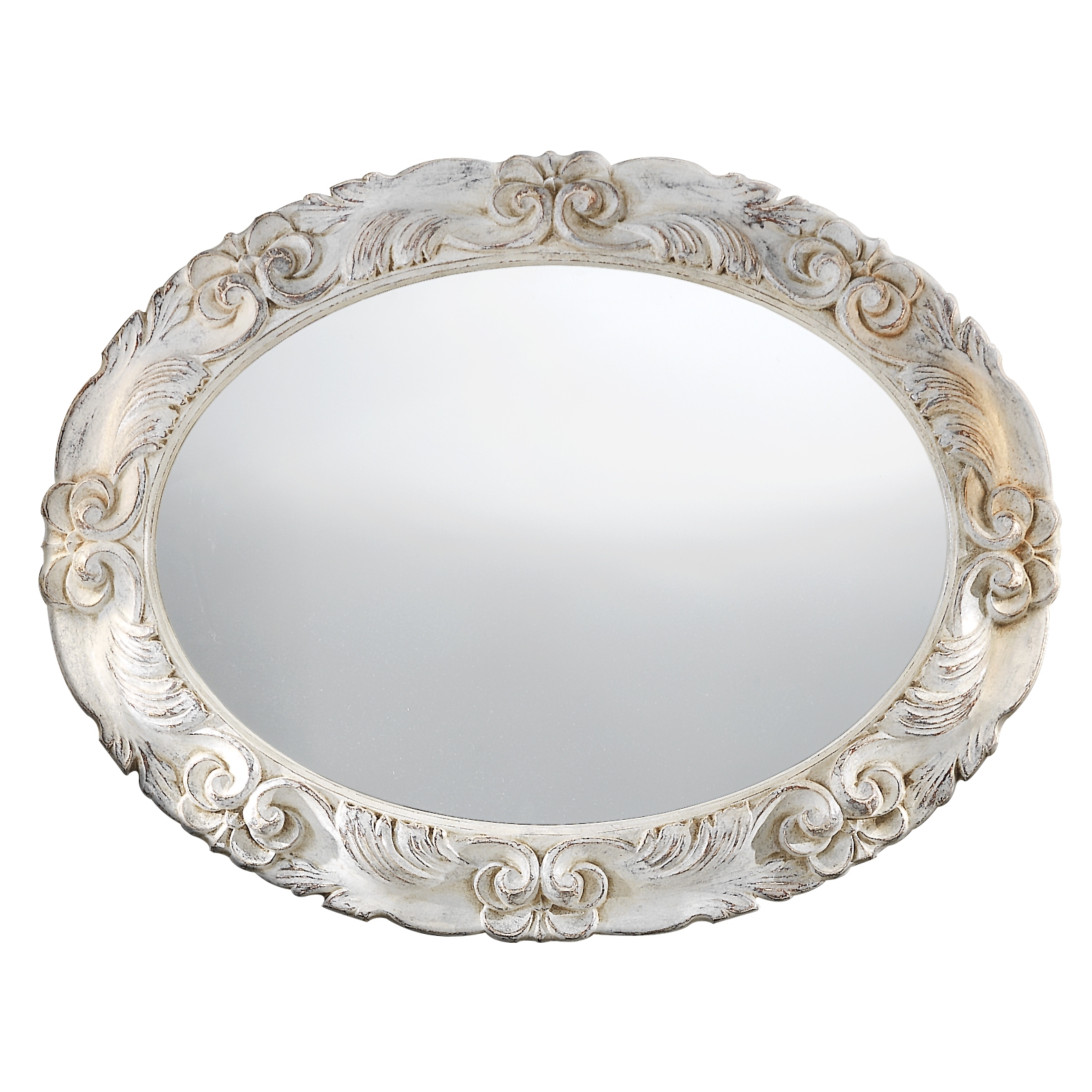 221 3SC Старинное фестонное зеркало цвета слоновой кости Classico Treesseci 3SC