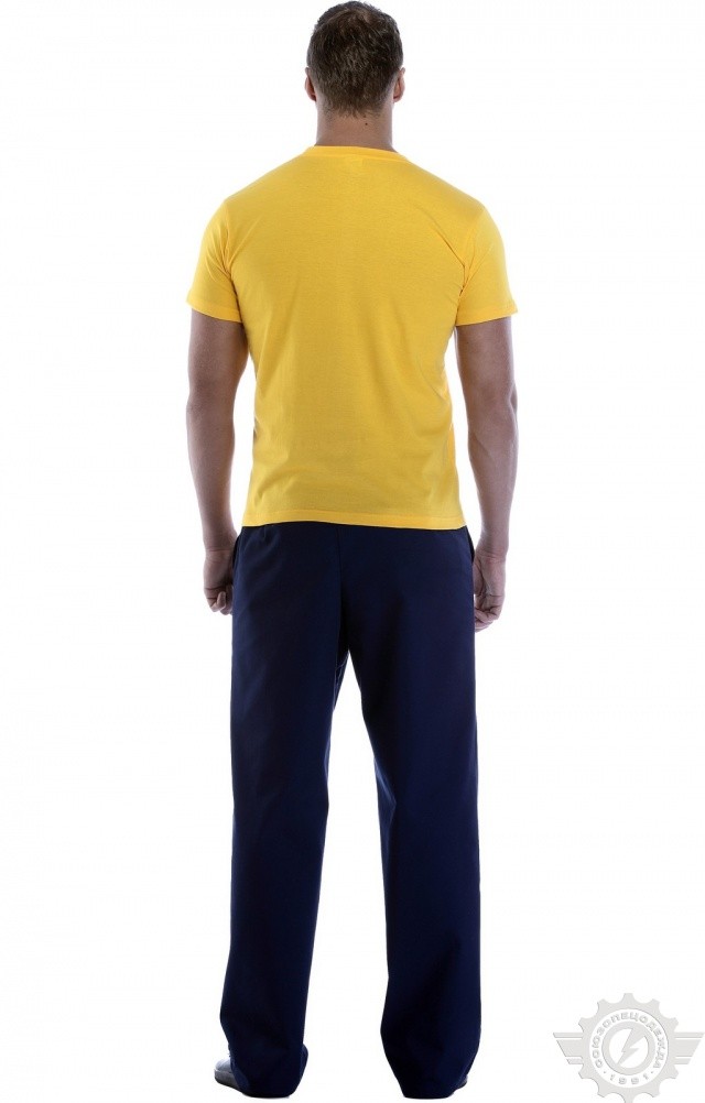 4958146 Футболка желтая  Одежда для официантов  размер M (46-48) Спецодежда  - Вид №9