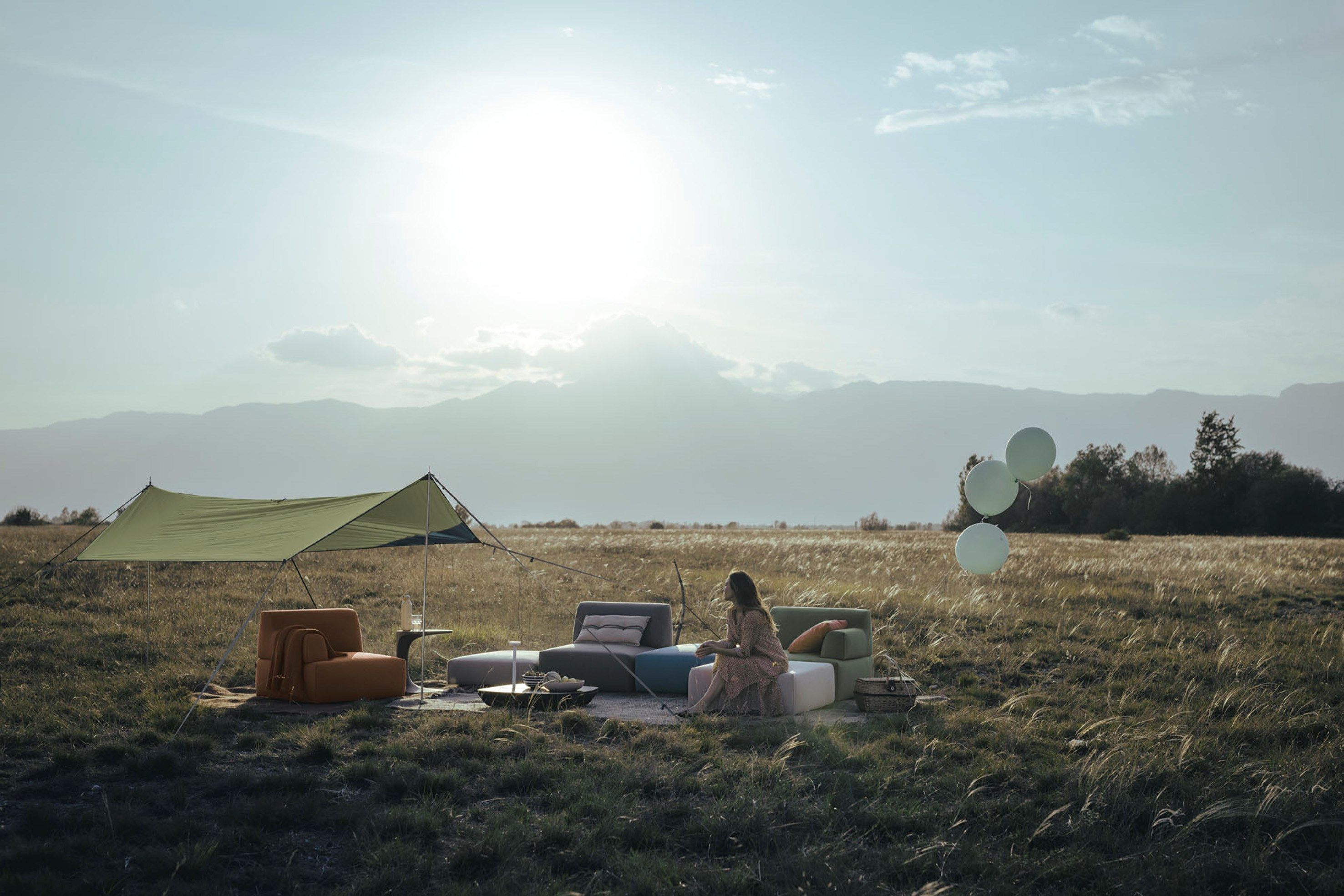 Ткань сад диван Kristalia Palchetto ARCH-00140934 - Вид №5