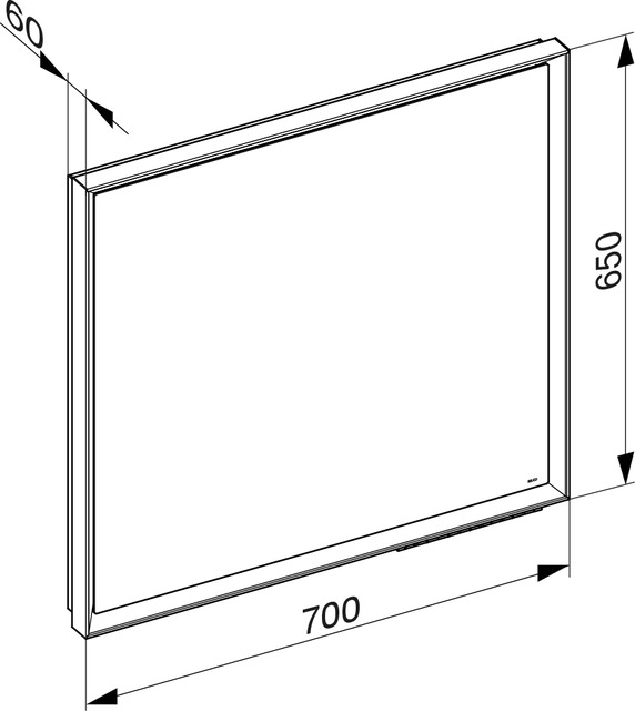 14598172000 Зеркало с подсветкой KEUCO Royal Lumos - Вид №12