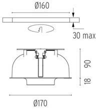 Flos Точечный светодиодный алюминиевый светильник sun-id-1507959 - Вид №2