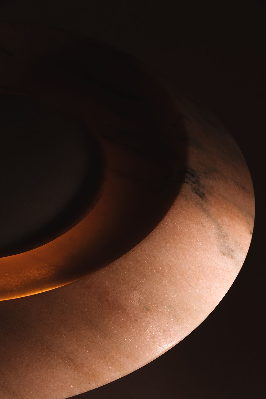 Мраморная светодиодная настольная лампа Maami Home FIORE ESTREMOZ ROSA ARCH-00045884 - Вид №7