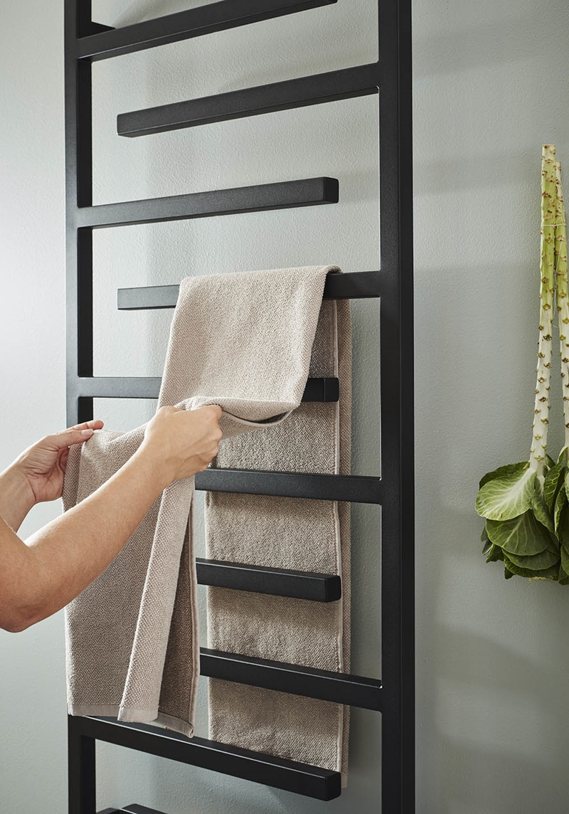 330110 Сушилка Для Полотенец Neo 600X1380 Anthracite Noro  Антрацитовый Серый  - Вид №3