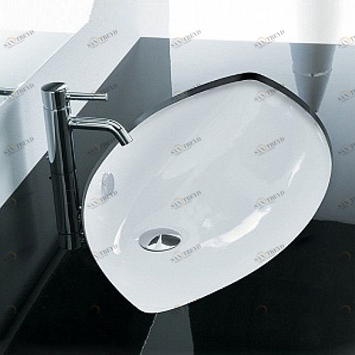 LU08240001 Накладная раковина под столешницу  овальная Disegno Ceramica Luna