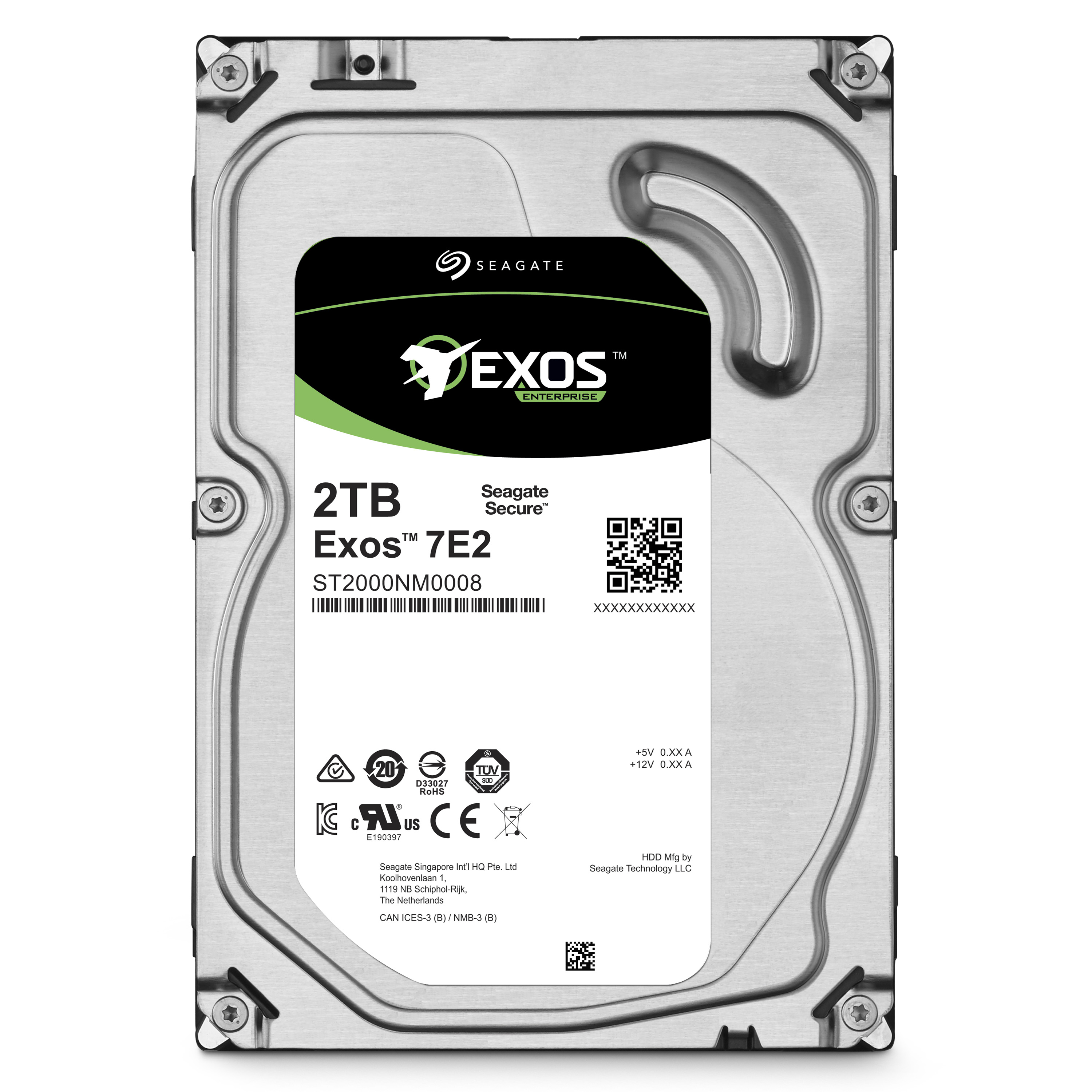 ST2000NM0008 Hdd sata 2tb enterprise capacity 7200 6gb/s 128mb Seagate Santreyd  - Вид №3
