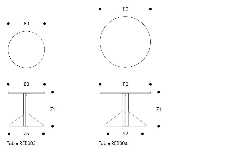 Круглый деревянный стол Artek ARCH-00050862 - Вид №8