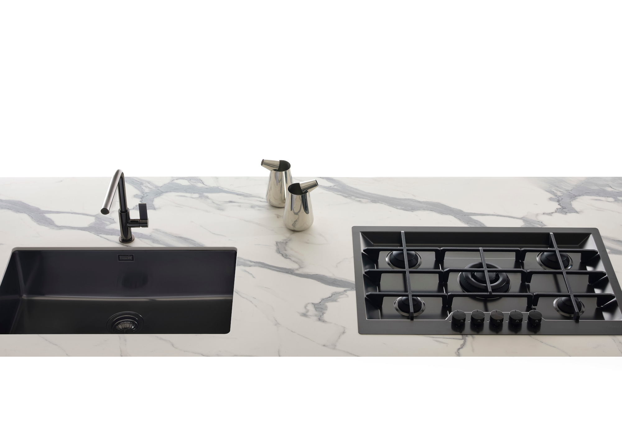 7601632 Варочная панель KE Gun Metal 7601632 Fosterspa  - Вид №4