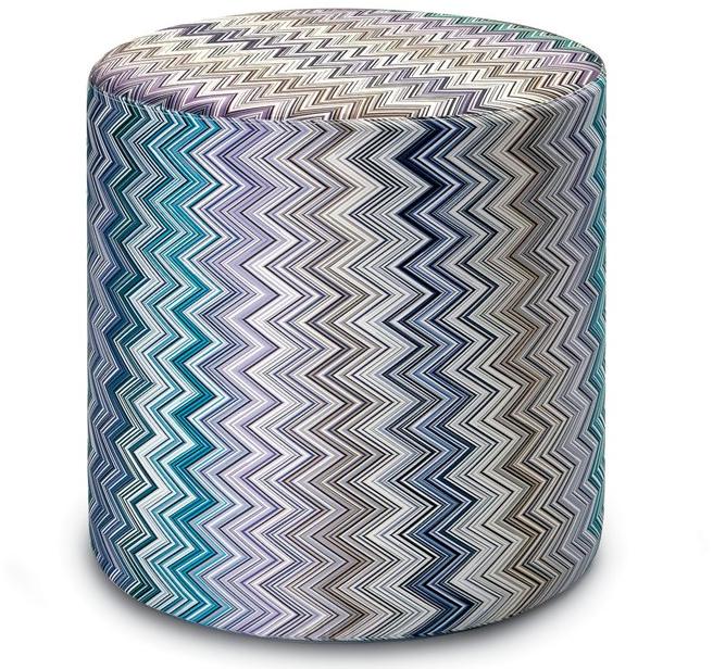 MissoniHome Пуф-цилиндр из чистого хлопка Master classic sun-id-1400010 - Вид №1