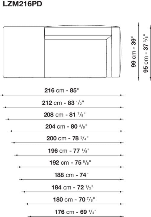 Угловой диван из ткани Maxalto Lucrezia Soft ARCH-00108784 - Вид №6