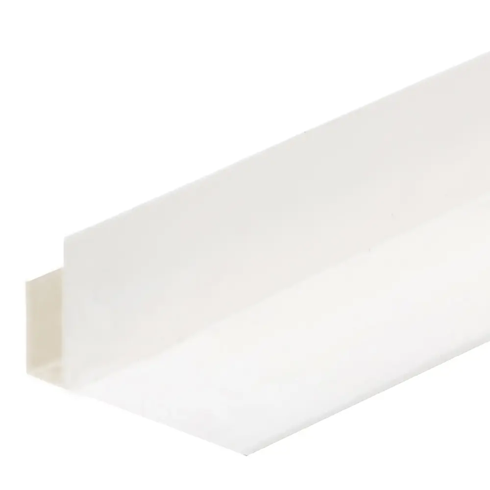 Профиль ПВХ F-образный для панелей 5 мм, 3000 мм, цвет белый 18720743 STLM-2174115 РСП 