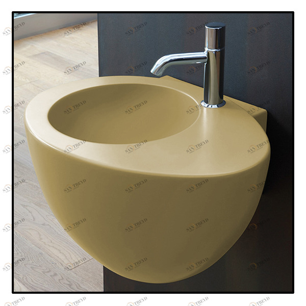 LGLSCN Подвесная раковина настенная овальная Ceramica Cielo 