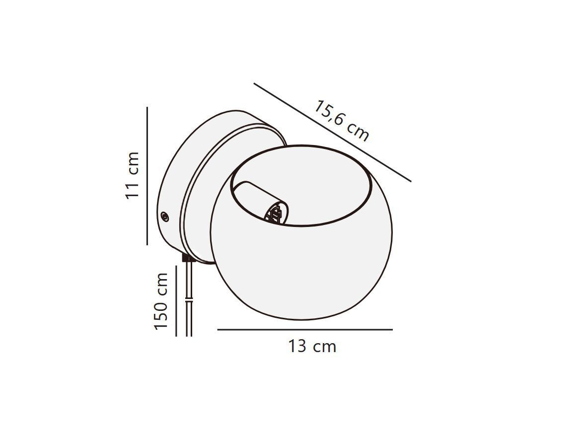 Регулируемая металлическая настенная лампа Nordlux BELIR ARCH-00140366 - Вид №10