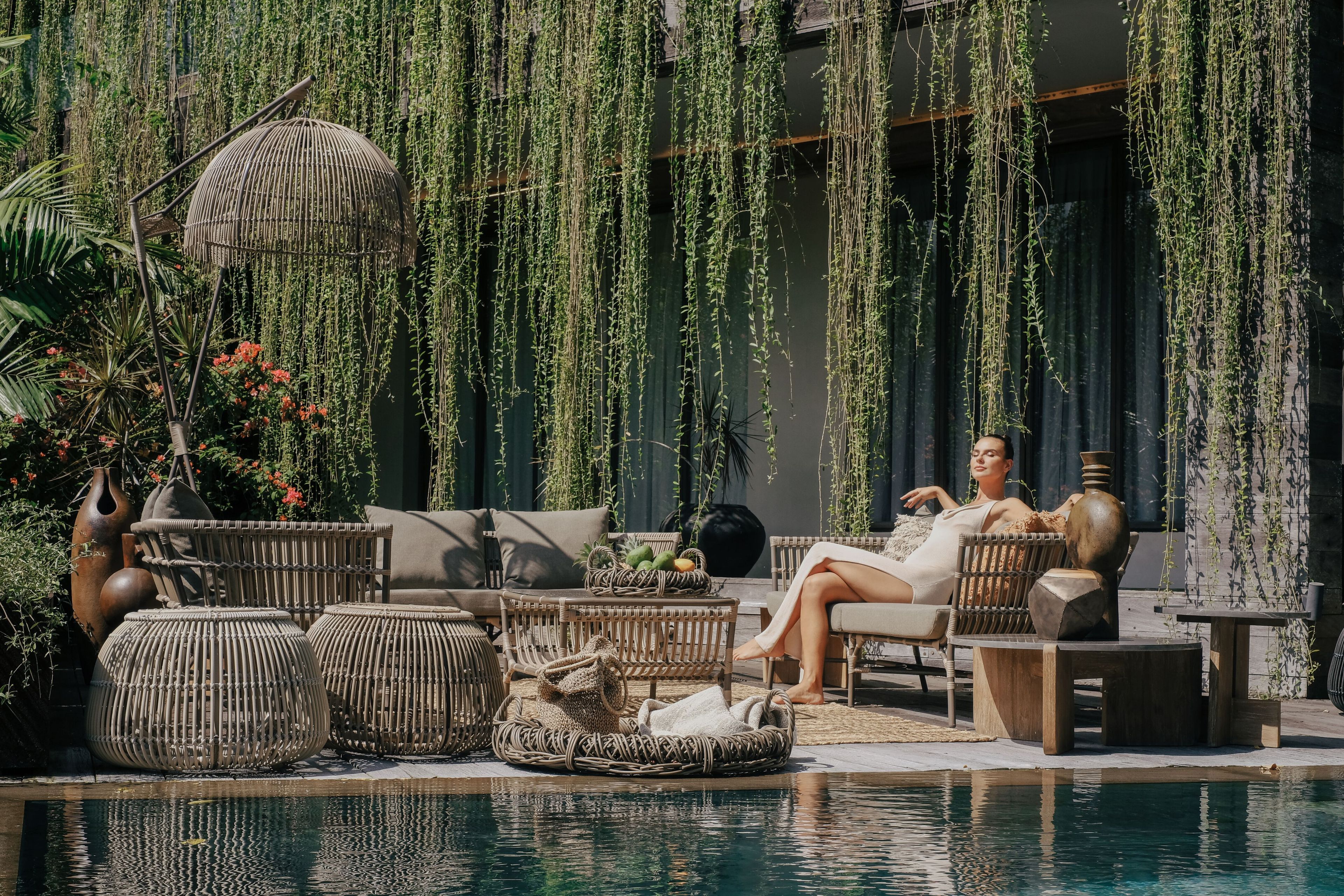 Синтетическое волокно садовое кресло с подлокотниками cbdesign ARCH-00083175 - Вид №2