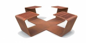 Euroform W Скамья металлическая без спинки  4512m, 4515m