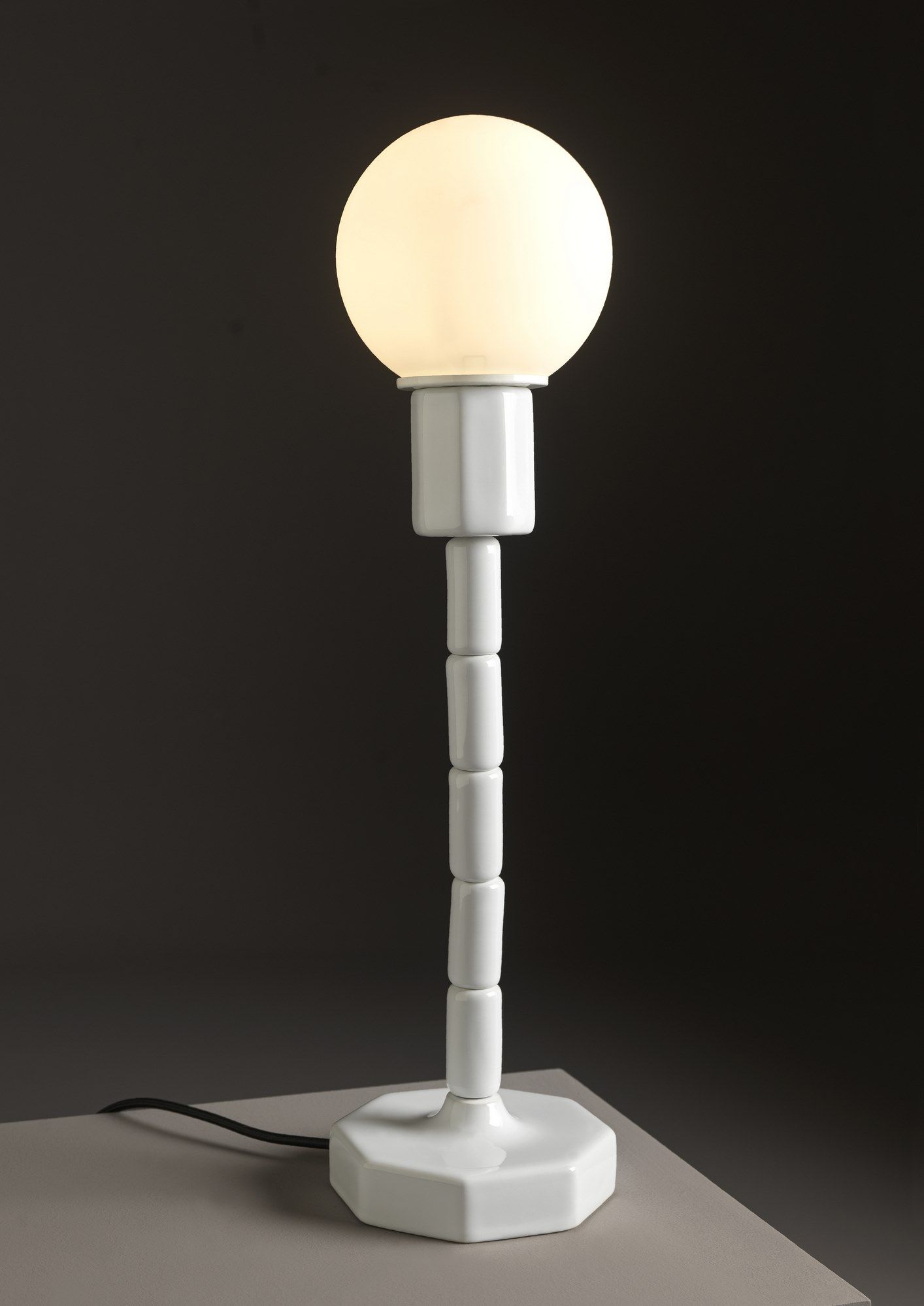 Керамическая светодиодная настольная лампа Ceramica Flaminia макияж ARCH-00140860 - Вид №14