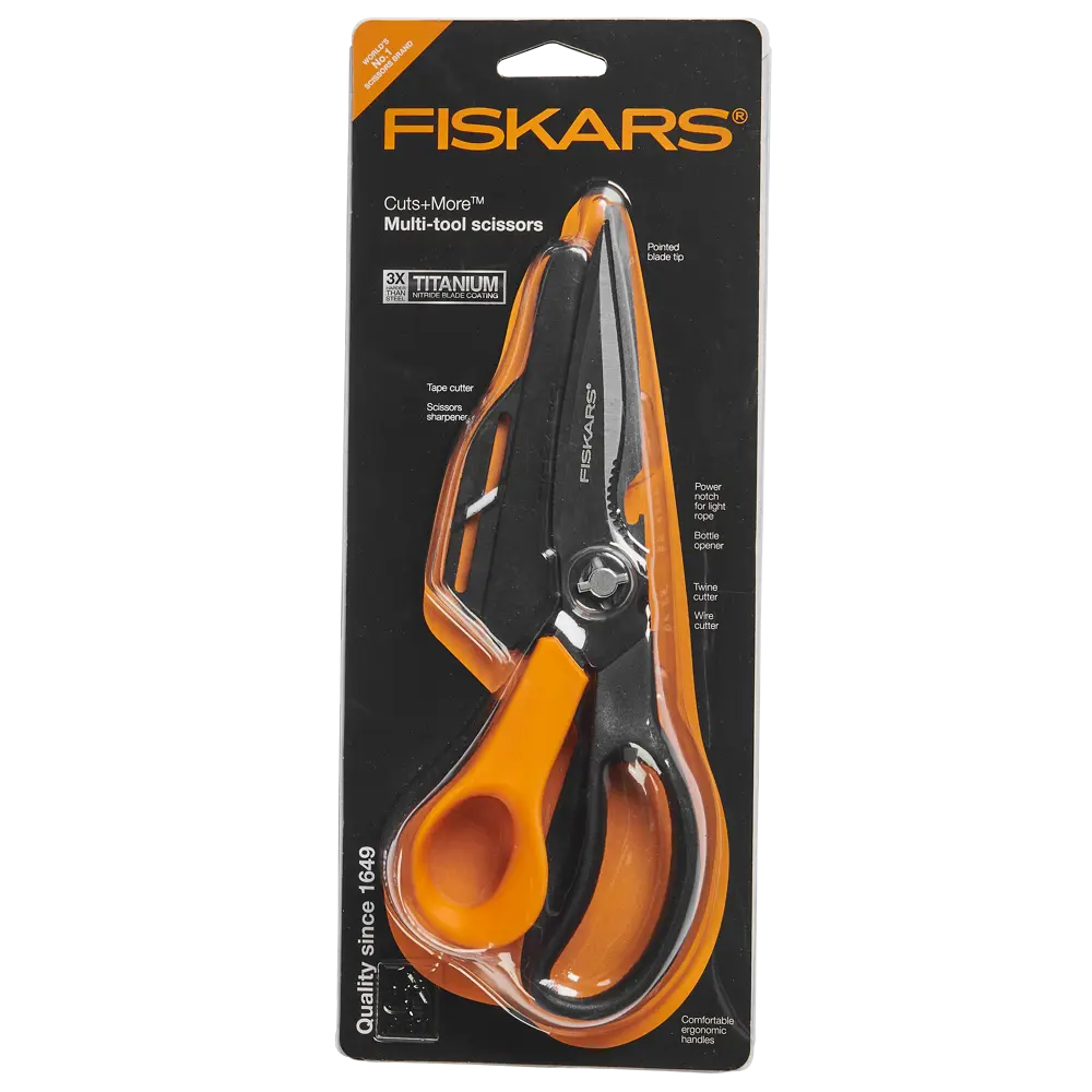 Ножницы многофункциональные Fiskars Solid SP 341, 240 мм STLM-2124662 - Вид №7