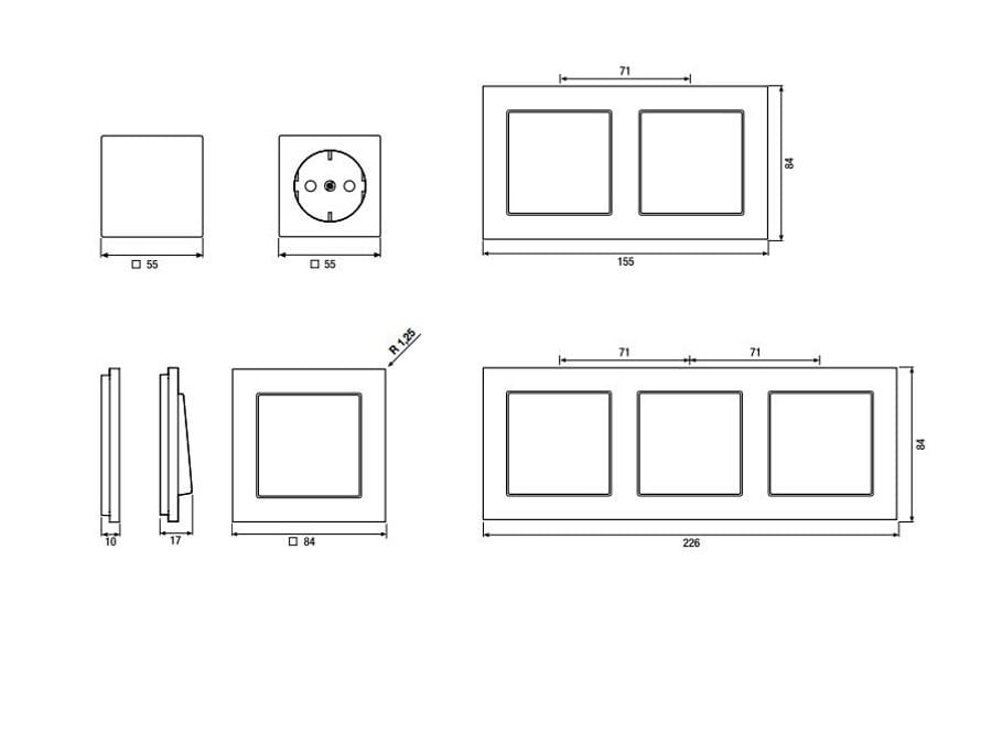 Пластиковый диммер JUNG a CREATION ARCH-00108496 - Вид №4