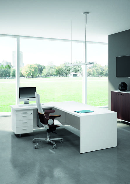 Quadrifoglio Рабочий стол со встроенной полкой T45 sun-id-1509343 - Вид №13